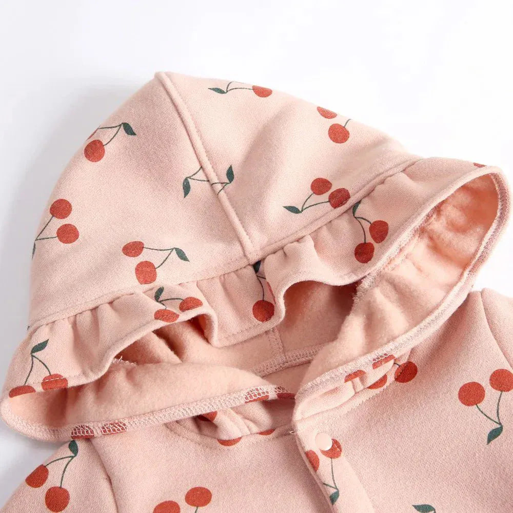 Cozy Hooded Winter Romper (3 - 18 Months) - Mimou Babywear
