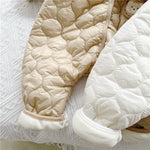 Cozy Ripple Cotton Romper (0 - 18 Months) - Mimou Babywear