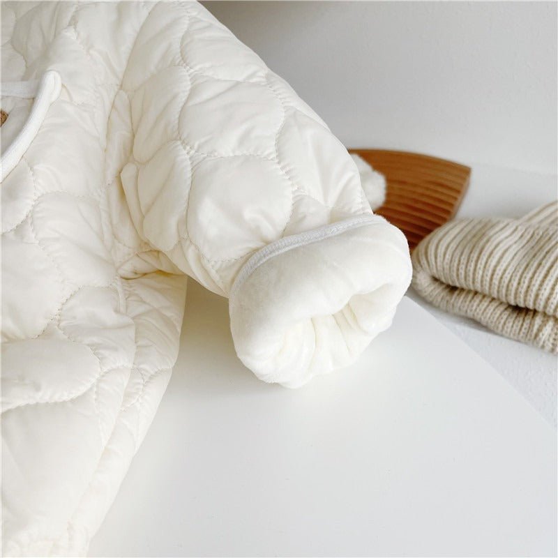 Cozy Ripple Cotton Romper (0 - 18 Months) - Mimou Babywear