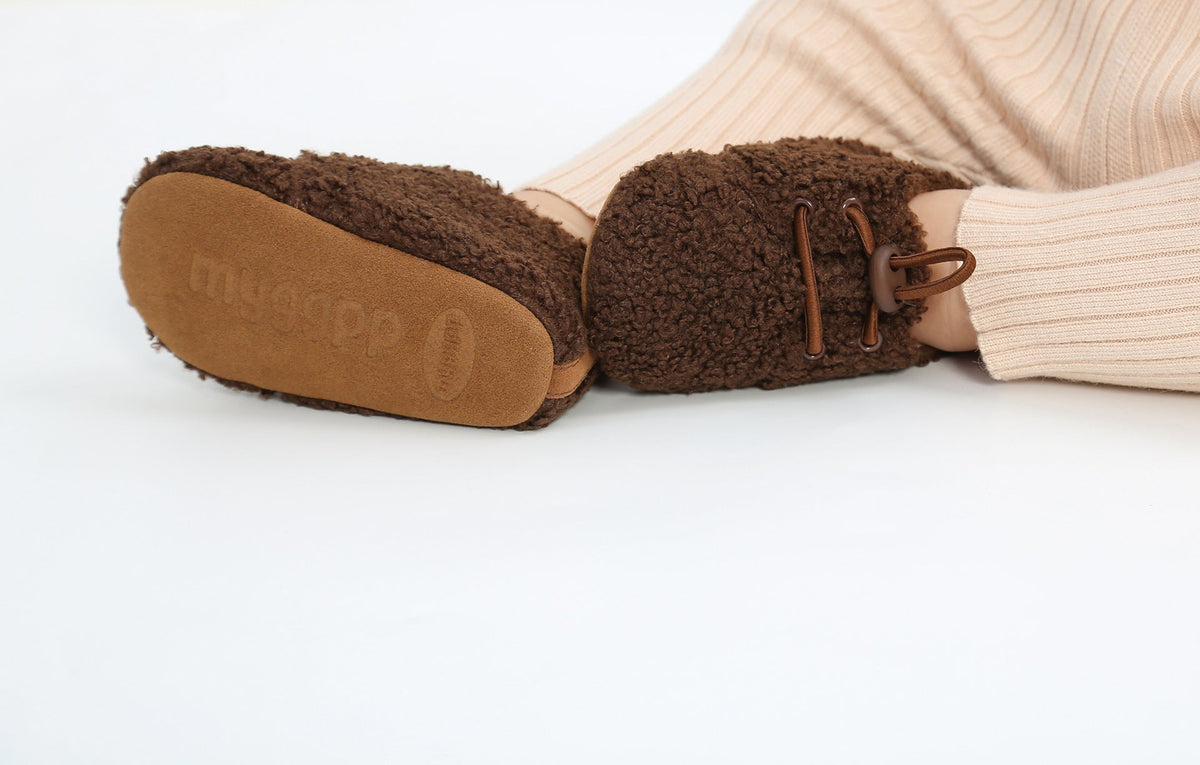 Cozy Warm Cotton Booties (0 - 12 Months) - Mimou Babywear