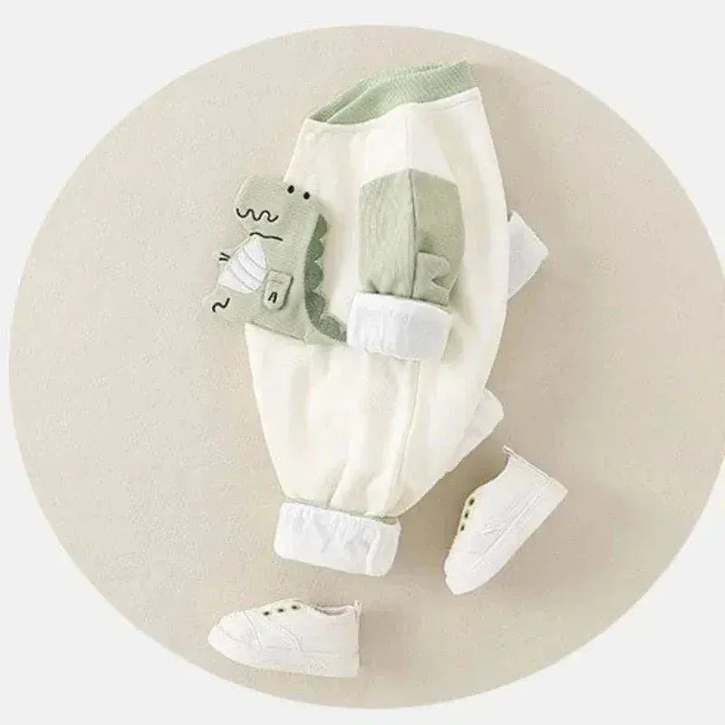 Dino Baseball Romper (0 - 18 Months) - Mimou Babywear