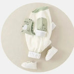 Dino Baseball Romper (0 - 18 Months) - Mimou Babywear