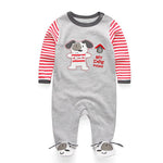Double Button Cotton Sleepsuit (0 - 12 Months) - Mimou Babywear