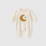 Fleece Baby Jumpsuit – Warm Long - Sleeve Romper (0 - 24 Months) - Mimou Babywear