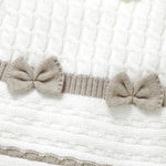 Footed Knit Jumpsuit & Hat Set (0 - 12 Months) - Mimou Babywear