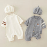 Gentle Touch Cotton Set with Hat (0 - 9 Months) - Mimou Babywear