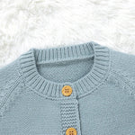 Goose Embroidery Cardigan & Hat Set (3 - 24 Months) - Mimou Babywear