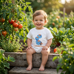 Tomates Home Graphic Tee toddler lifestyle photo outdoor garden