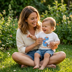 Tomates Home Graphic Tee mother and toddler lifestyle photo garden