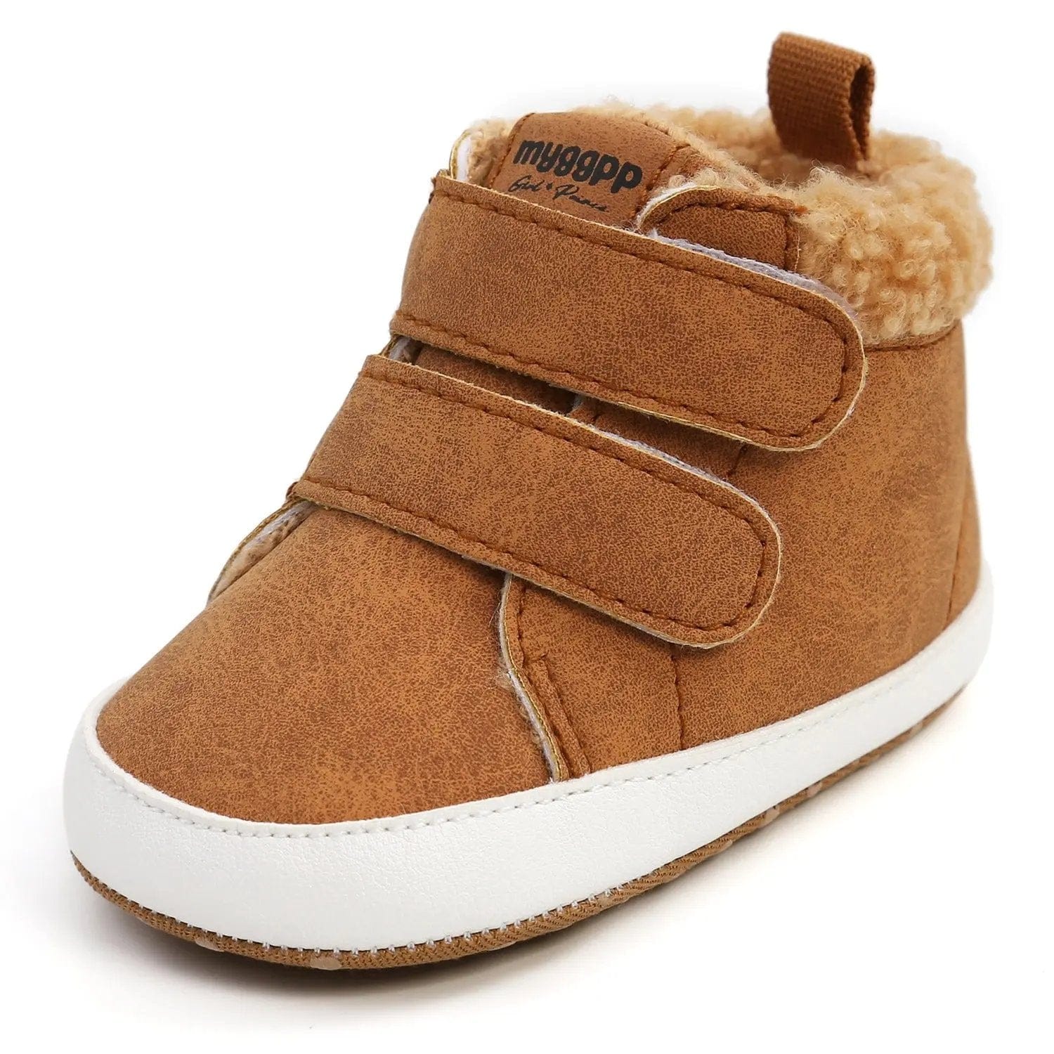 High - Top Warm Cotton Walkers (0 - 18 Months) - Mimou Babywear