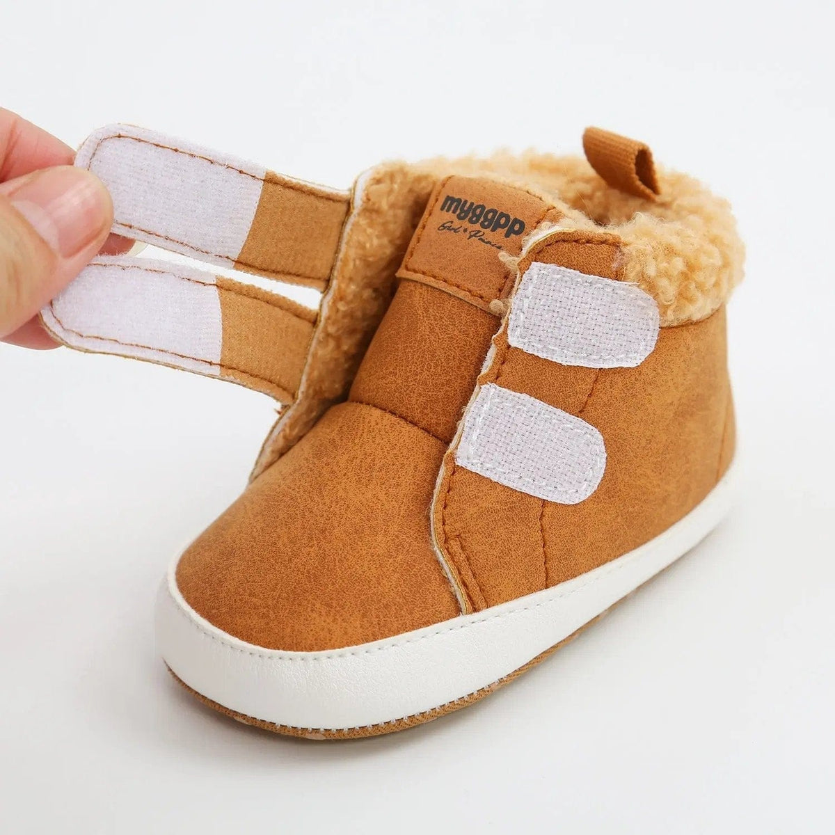 High - Top Warm Cotton Walkers (0 - 18 Months) - Mimou Babywear