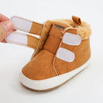 High - Top Warm Cotton Walkers (0 - 18 Months) - Mimou Babywear