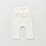 High - Waist Cotton Baby Leggings – Soft Solid Color Essentials (3 - 24M) - Mimou Babywear
