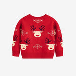 Kids Christmas Cartoon Knitted Sweater (3Y) - Mimou Babywear