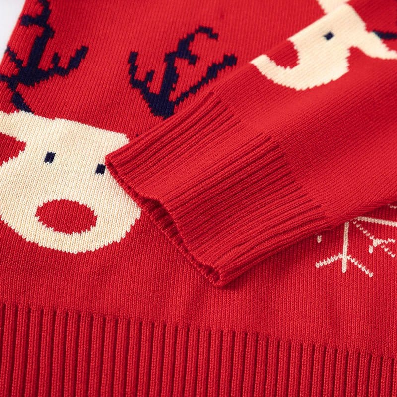 Kids Christmas Cartoon Knitted Sweater (3Y) - Mimou Babywear