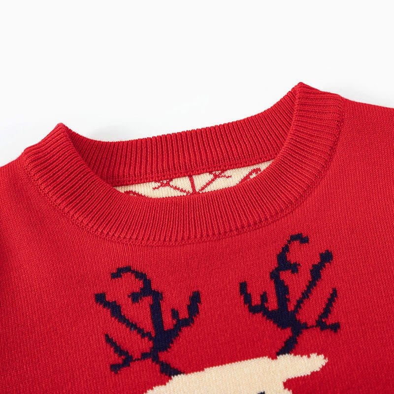 Kids Christmas Cartoon Knitted Sweater (3Y) - Mimou Babywear