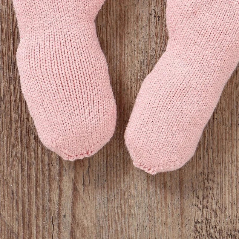 Knitted Baby Sweater & Footed Pants Set – Soft Long Sleeve Pullover + Warm Trousers | 2 - Piece Outfit (0–9M) - Mimou Babywear