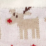 Knitted Christmas Baby Romper – Warm Reindeer Jumpsuit (3 - 24M) - Mimou Babywear