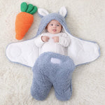 Lamb Velvet Split - Leg Sleep Sack (Newborn) - Mimou Babywear