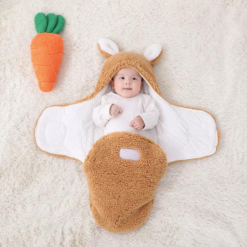 Lamb Velvet Split - Leg Sleep Sack (Newborn) - Mimou Babywear
