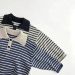 Little Gentleman Polo Sweater (6M - 3Y) - Mimou Babywear