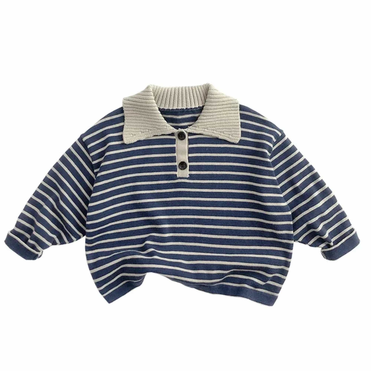 Little Gentleman Polo Sweater (6M - 3Y) - Mimou Babywear
