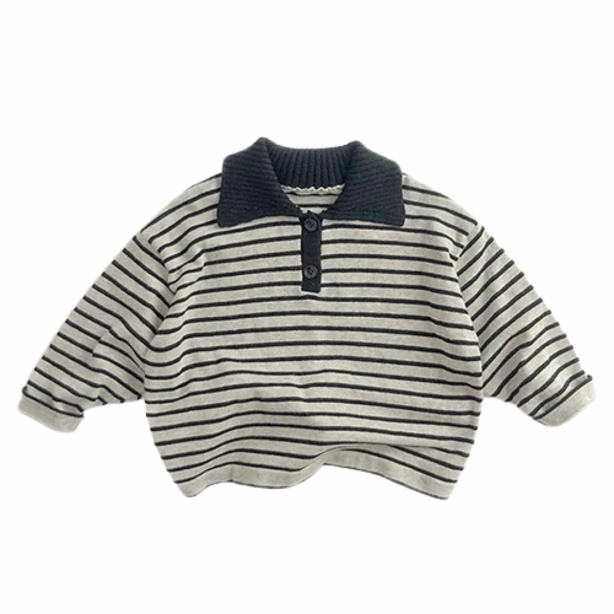 Little Gentleman Polo Sweater (6M - 3Y) - Mimou Babywear