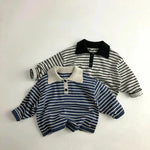 Little Gentleman Polo Sweater (6M - 3Y) - Mimou Babywear