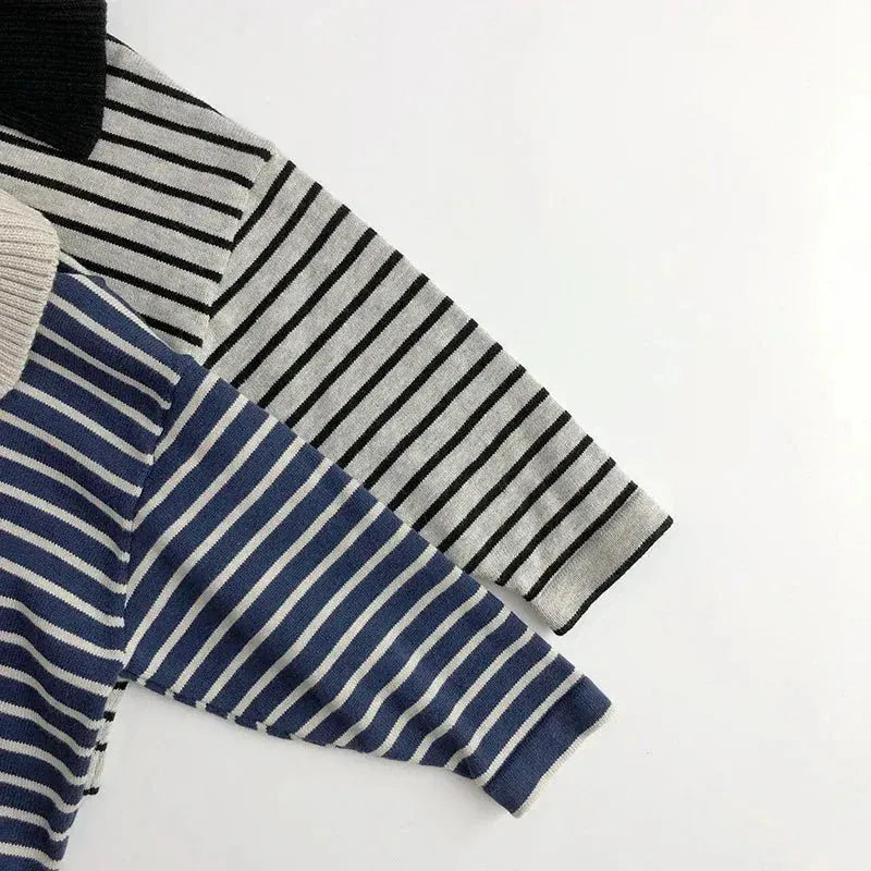Little Gentleman Polo Sweater (6M - 3Y) - Mimou Babywear