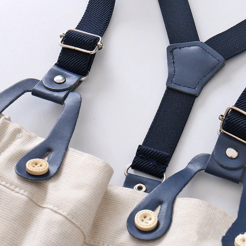 Little Gentleman Suspender Set (2 - Piece, 3 - 24M) - Mimou Babywear