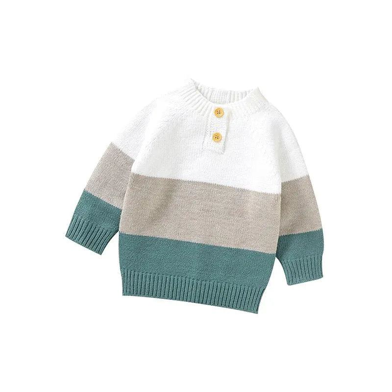 Modern Color - Block Pullover (6M - 3Y) - Mimou Babywear