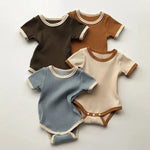Nordic Style Cotton Bodysuit (0 - 24 Months) - Mimou Babywear