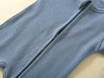 Organic Waffle Zip - Up Sleepsuit (0 - 12 Months) - Mimou Babywear