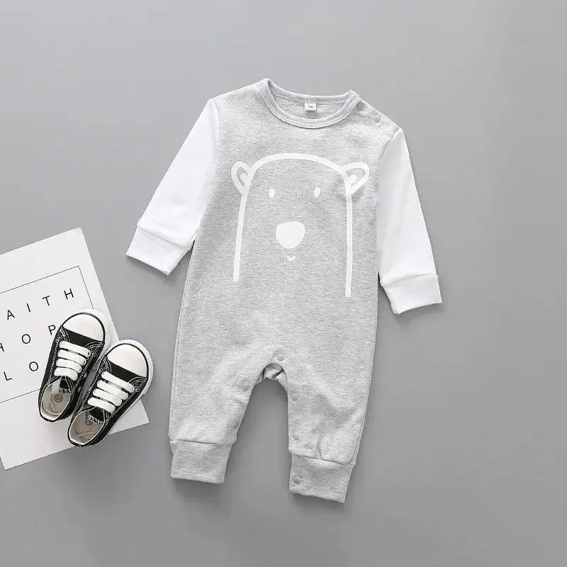 Playful Animal Print Bodysuit (0 - 24 Months) - Mimou Babywear