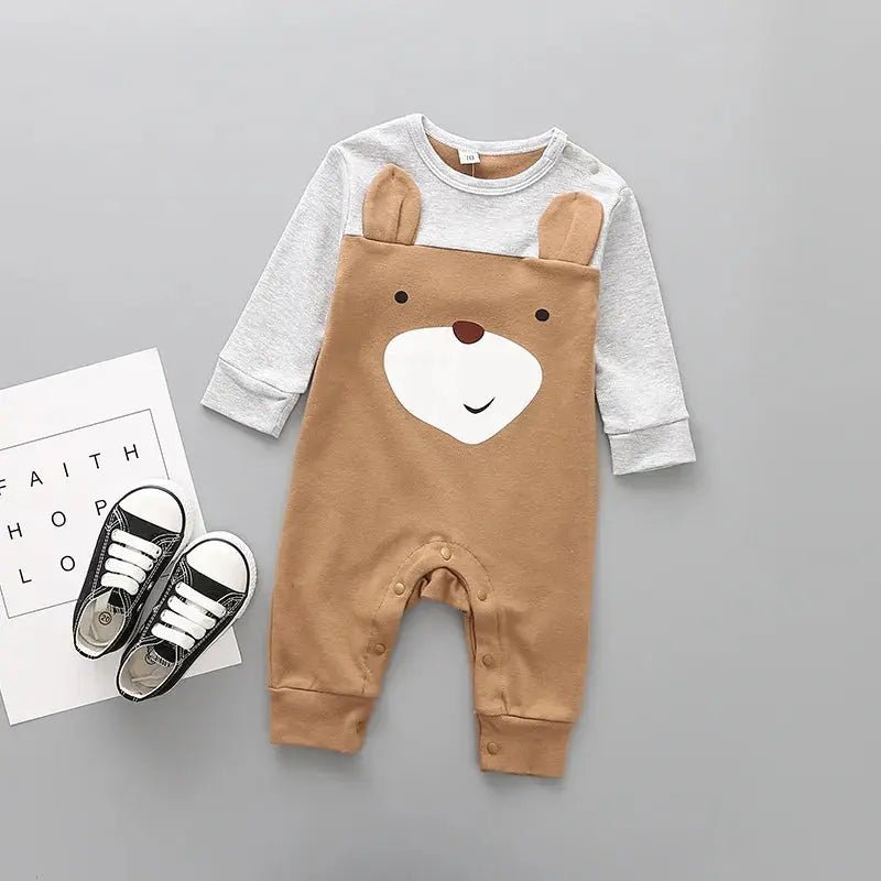 Playful Animal Print Bodysuit (0 - 24 Months) - Mimou Babywear