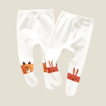 Rabbit & Bear Cotton Leggings (6M - 3Y) - Mimou Babywear