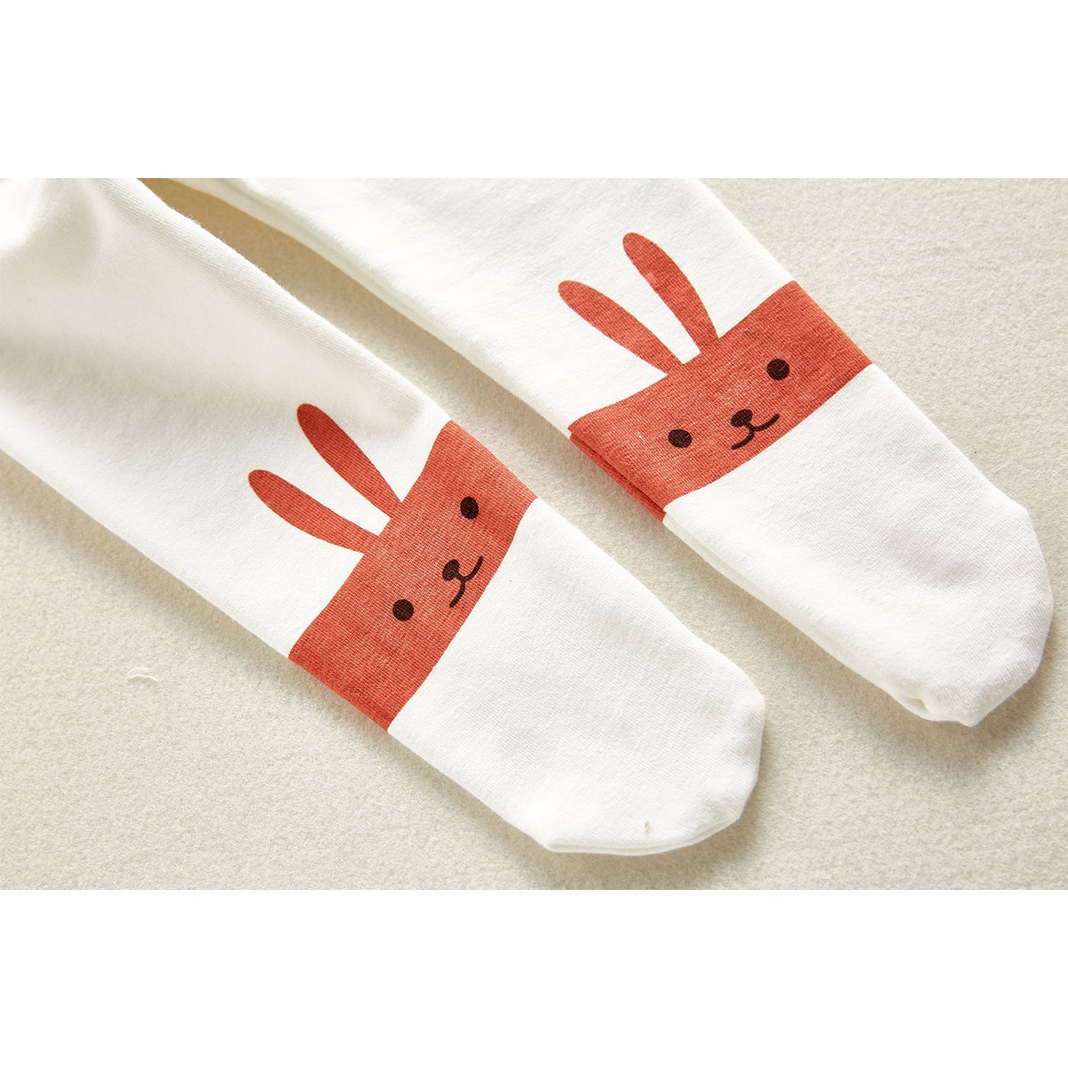 Rabbit & Bear Cotton Leggings (6M - 3Y) - Mimou Babywear
