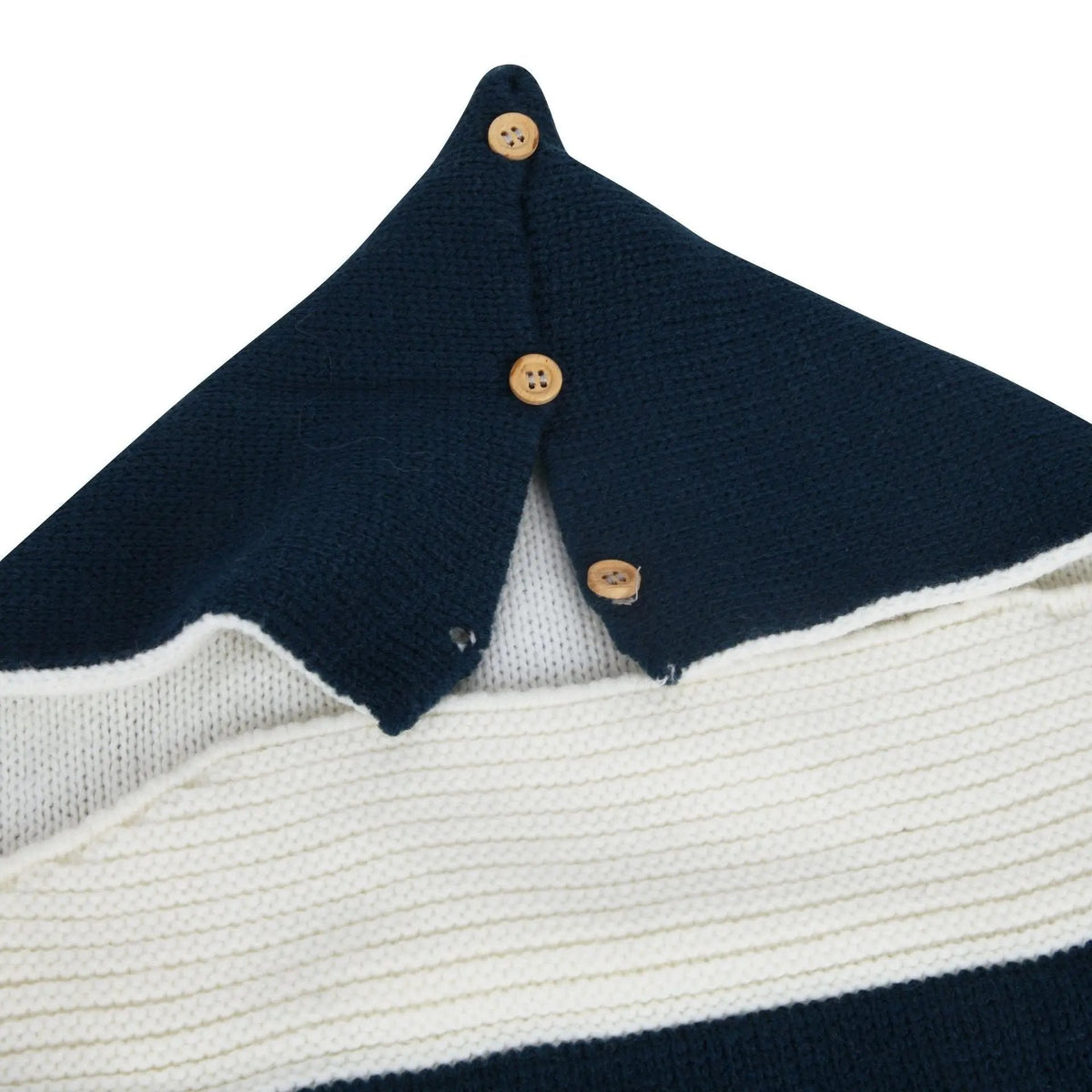 Rabbit Button Wool Blend Cocoon (0 - 12 Months) - Mimou Babywear