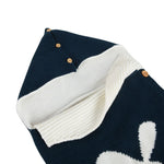 Rabbit Button Wool Blend Cocoon (0 - 12 Months) - Mimou Babywear