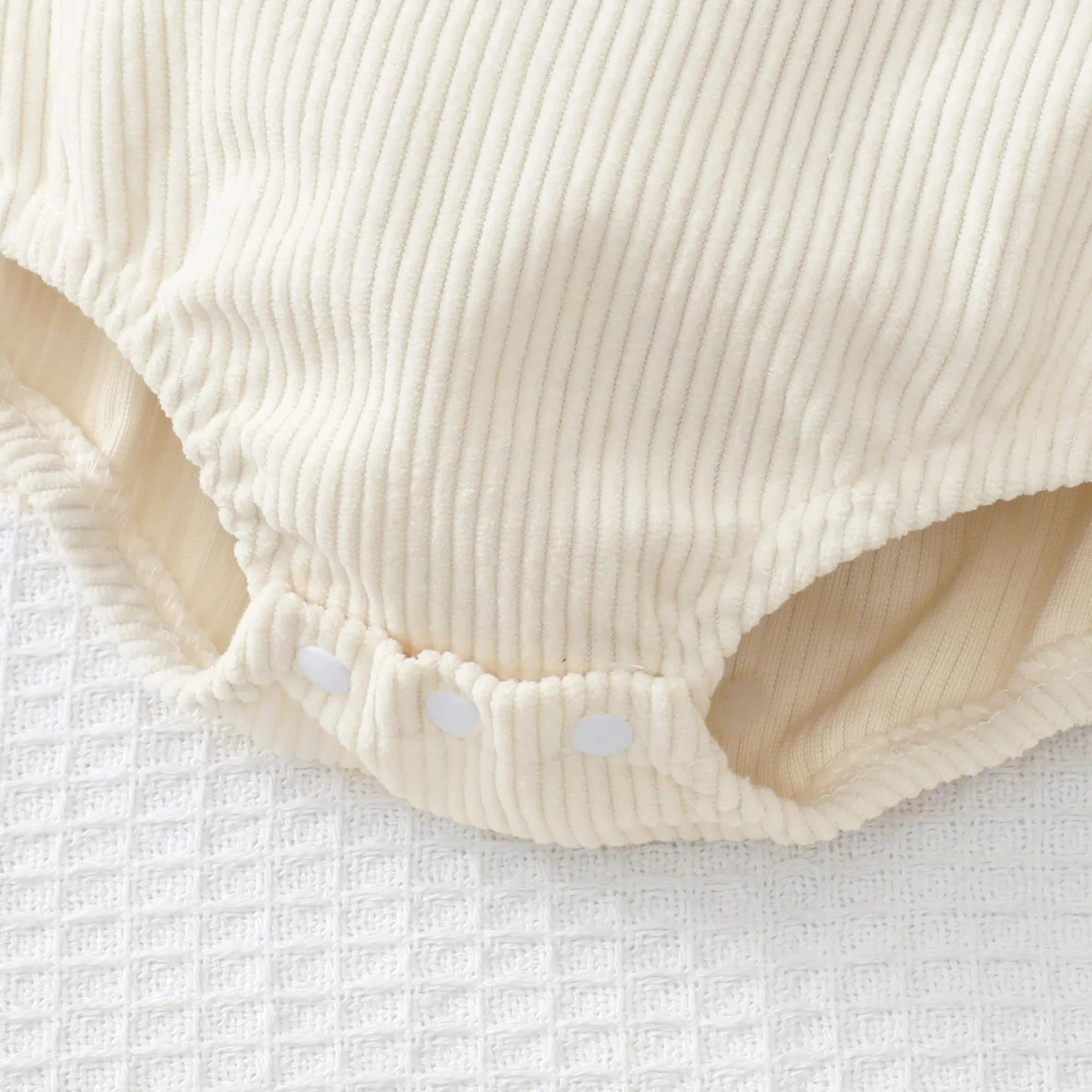 Rainbow Embroidered Baby Romper – Sleeveless Ruffled Straps + Matching Headband (0 - 12M) - Mimou Babywear