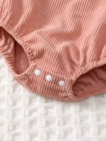 Rainbow Embroidered Baby Romper – Sleeveless Ruffled Straps + Matching Headband (0 - 12M) - Mimou Babywear