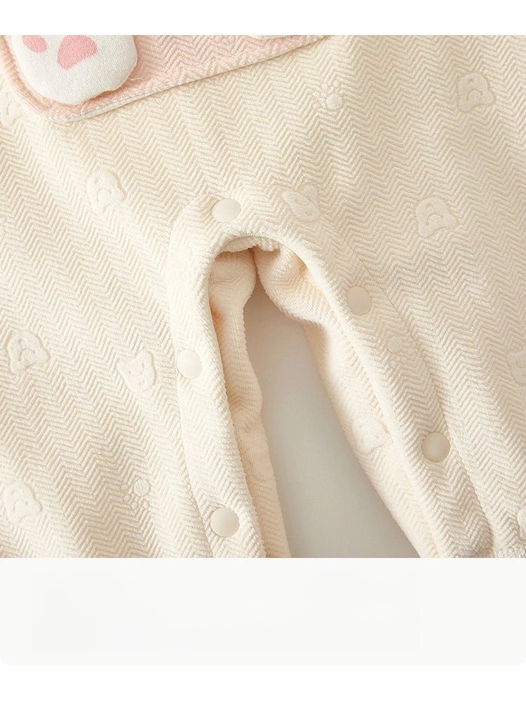Snuggle Bear Knit Jumpsuit (3 - 24 Months) - Mimou Babywear