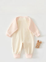 Snuggle Bear Knit Jumpsuit (3 - 24 Months) - Mimou Babywear