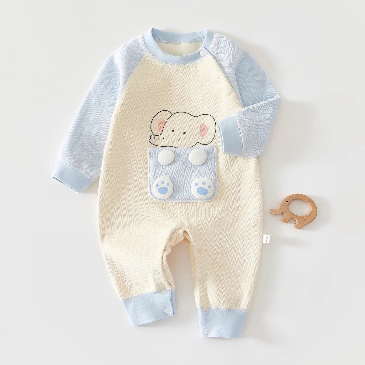 Snuggle Bear Knit Jumpsuit (3 - 24 Months) - Mimou Babywear