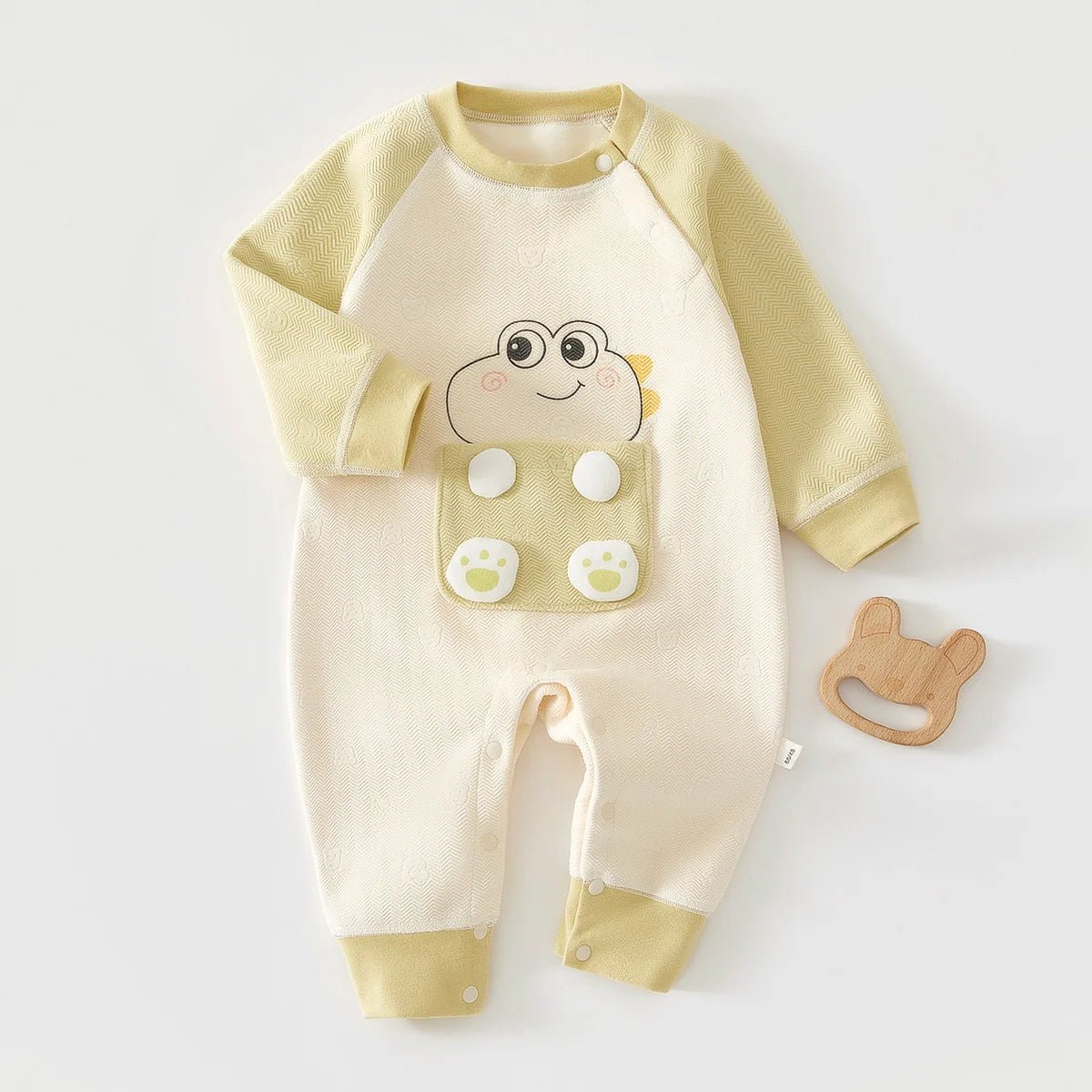 Snuggle Bear Knit Jumpsuit (3 - 24 Months) - Mimou Babywear