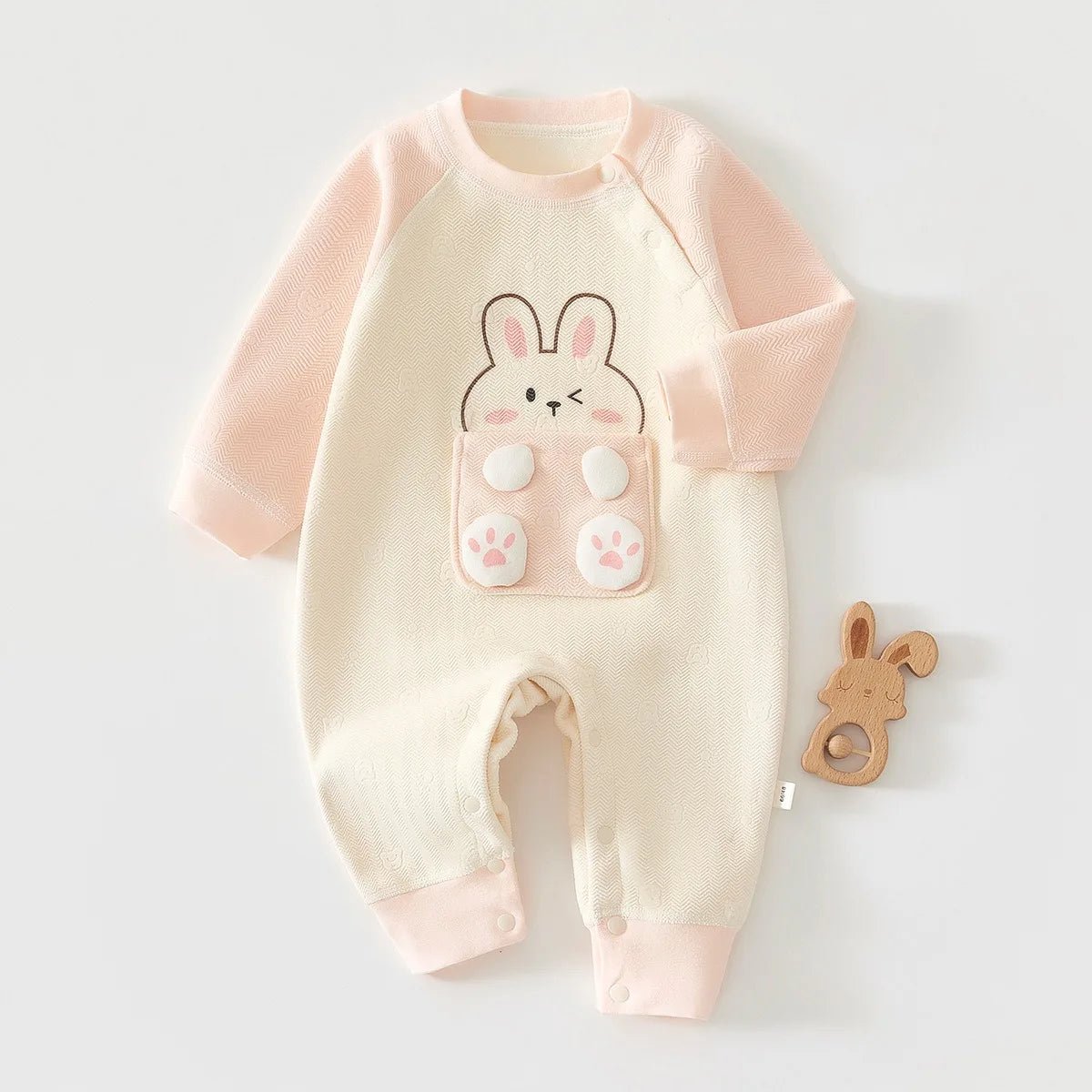 Snuggle Bear Knit Jumpsuit (3 - 24 Months) - Mimou Babywear