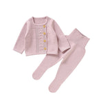 Soft Knit Pullover & Trousers Set (2 - Piece, 0 - 18M) - Mimou Babywear