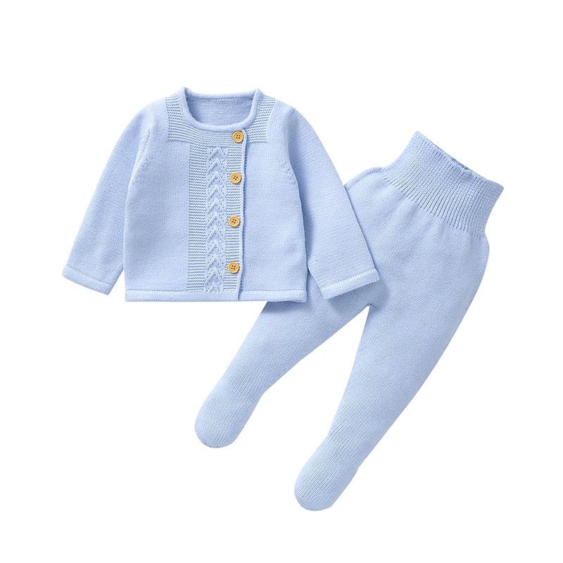 Soft Knit Pullover & Trousers Set (2 - Piece, 0 - 18M) - Mimou Babywear
