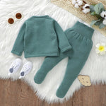 Soft Knit Pullover & Trousers Set (2 - Piece, 0 - 18M) - Mimou Babywear