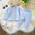 Soft Knit Pullover & Trousers Set (2 - Piece, 0 - 18M) - Mimou Babywear
